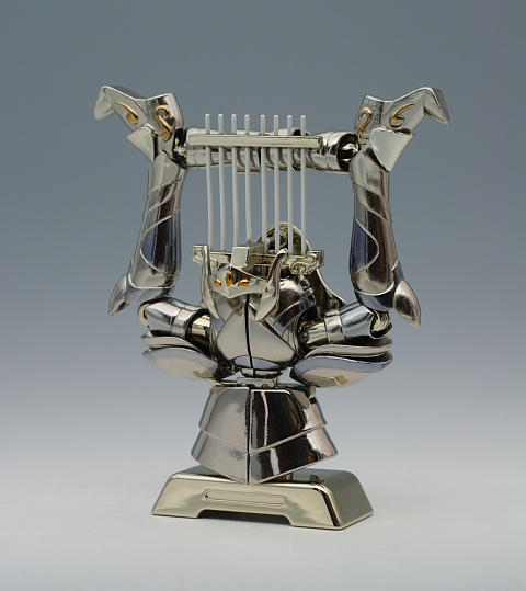 Figurine Saint Seiya Orphée De La Lyre - Chevalier D'Argent - Premium 18cm